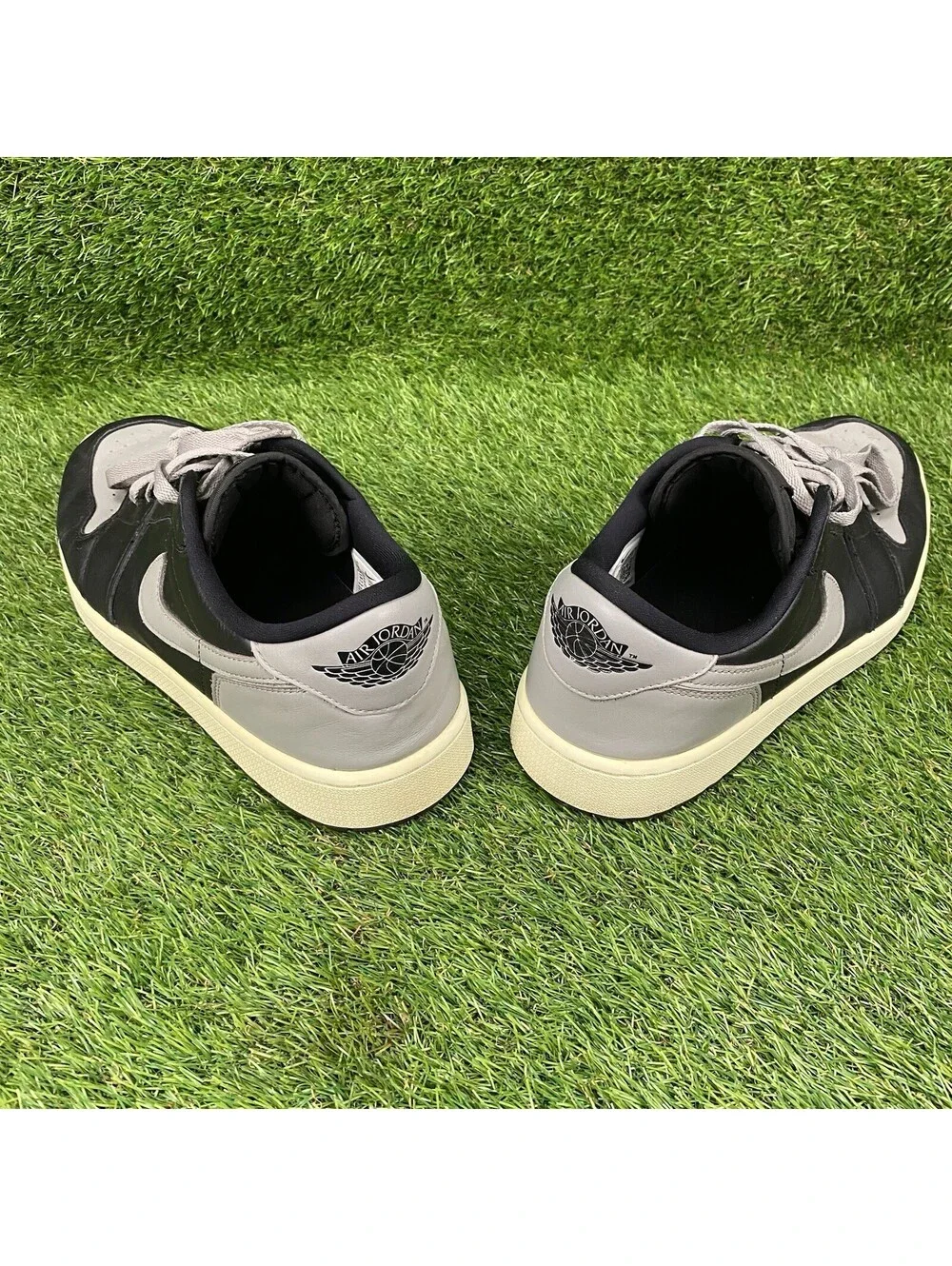Nike Air Jordan Retro One 1 Golf Low Shadow Black Gray White Mens Size 12